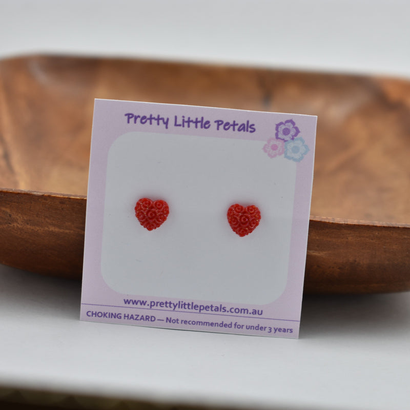 Heart Stud Earrings