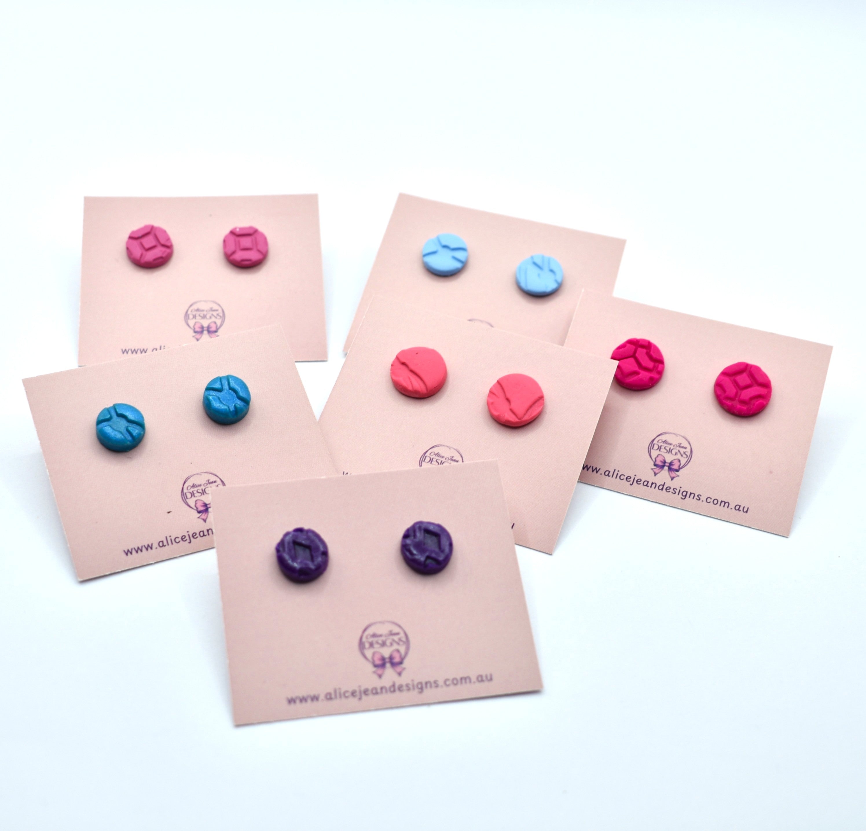 Clay Stud Earrings