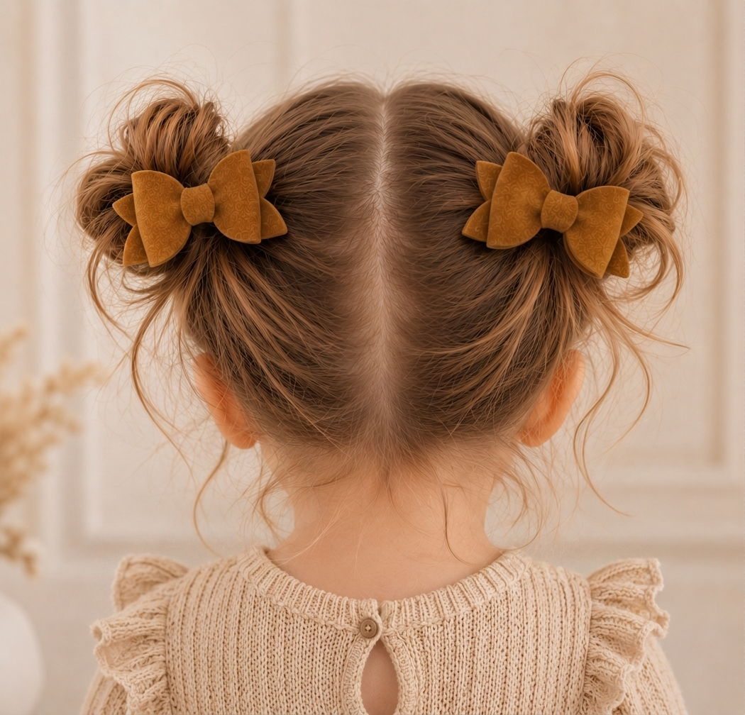 Small Bow Hair Clips