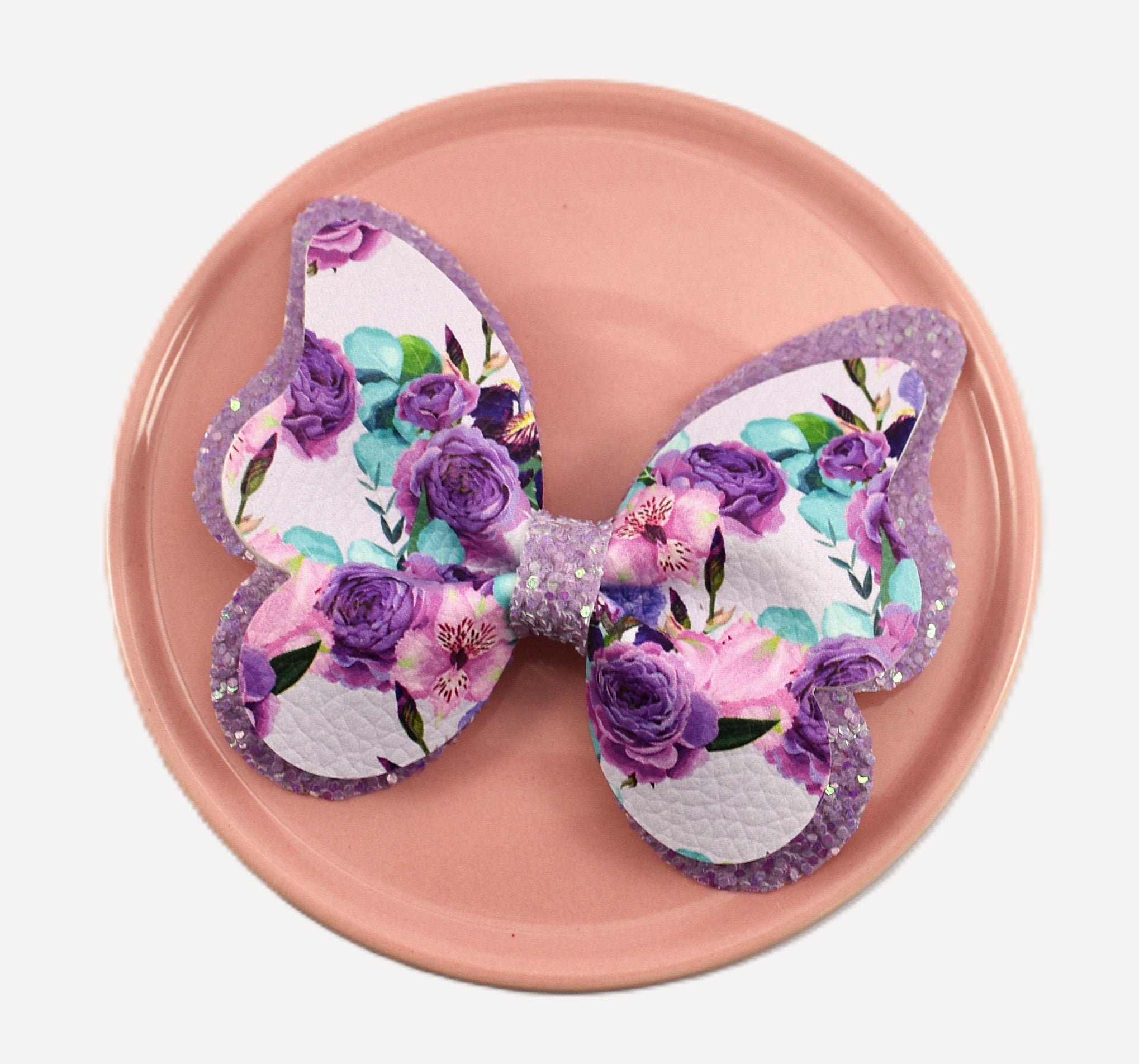 Butterfly Hair Clip - purple