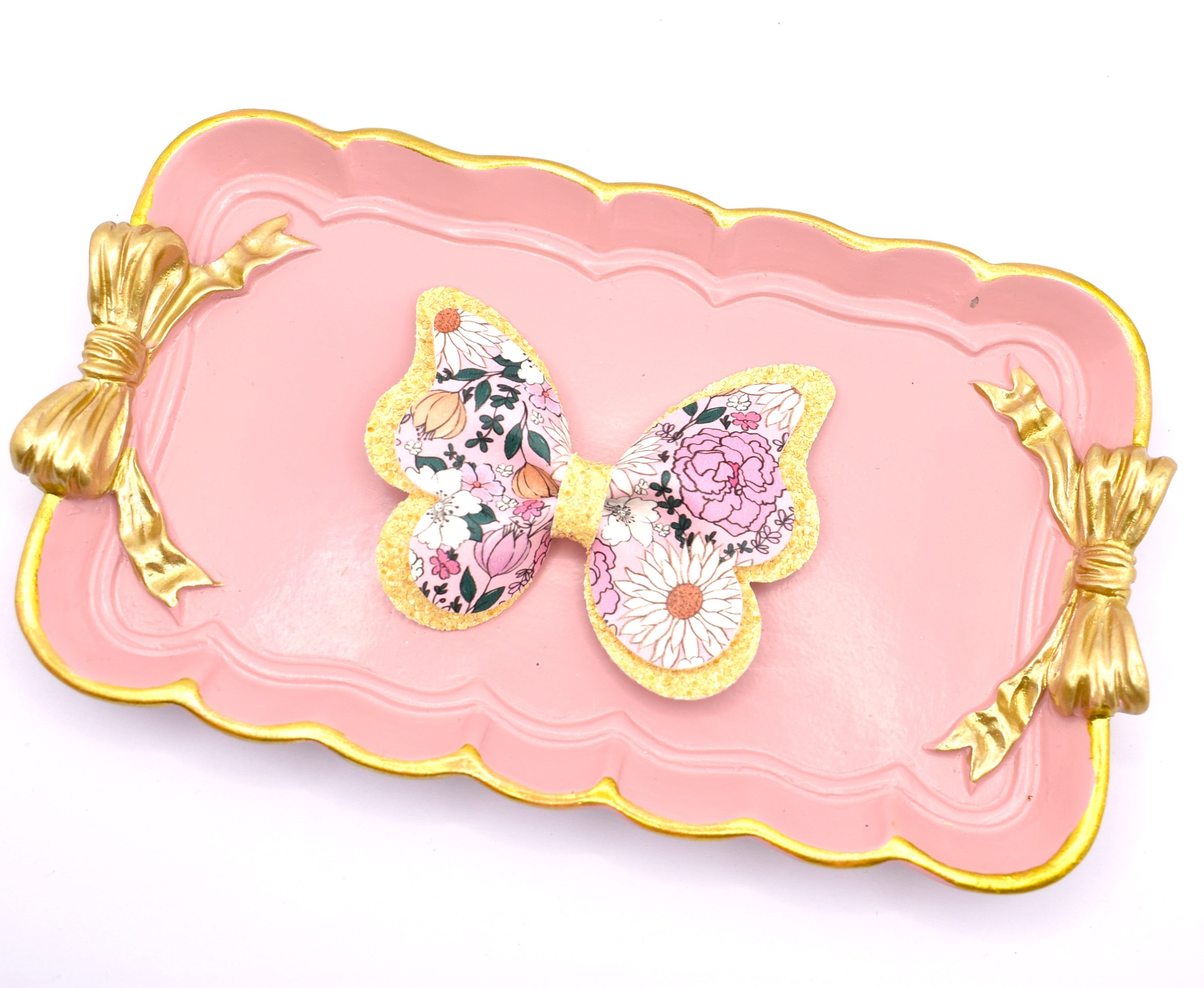 Butterfly Hair Clip - yellow