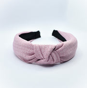 Fabric Knot Headband - Dusty Pink