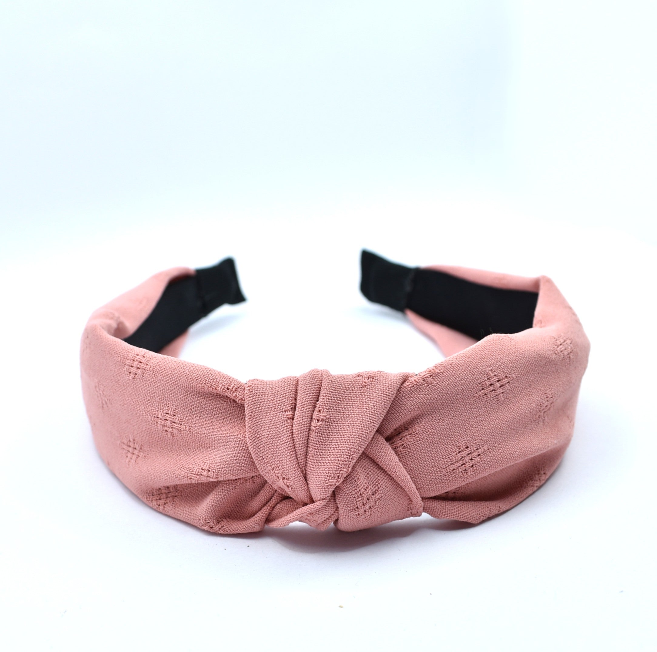 Fabric Knot Headband - Peachy Pink