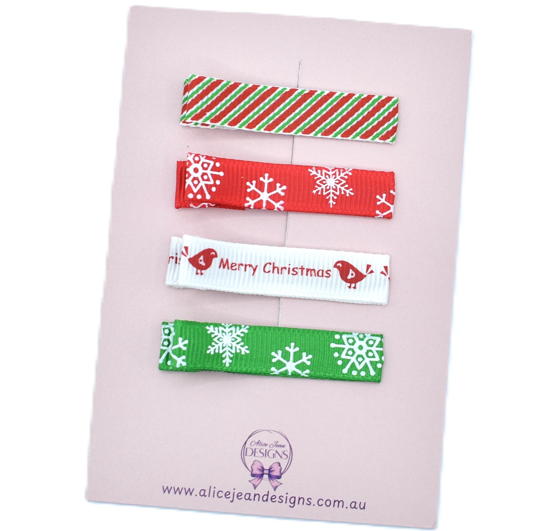 Christmas Fringe Clip Set