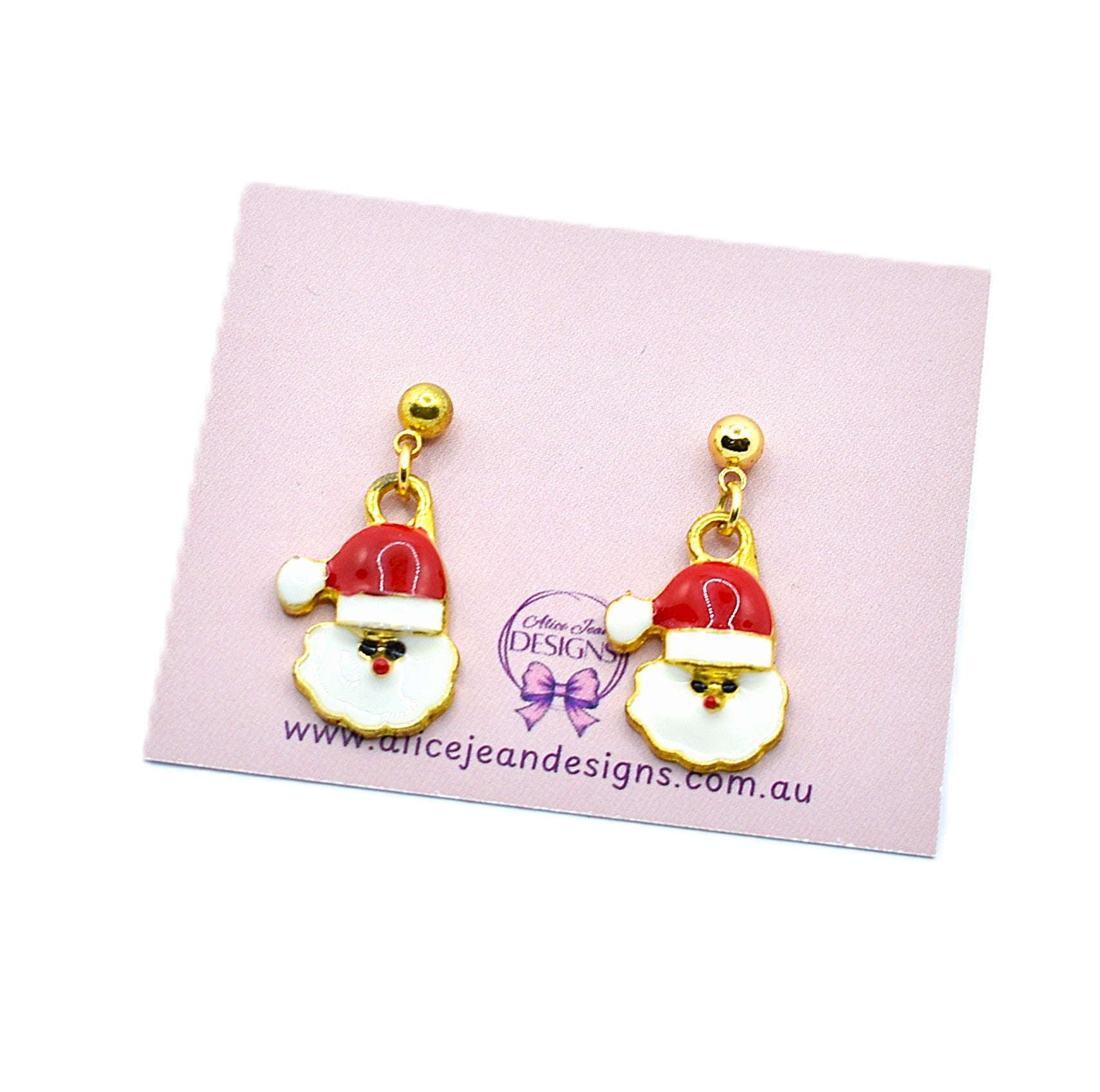 Santa Earrings