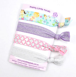 Set of 4 Elastic Hair Ties