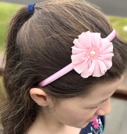 Flower Headband - light pink