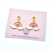 Rainbow Charm Earrings