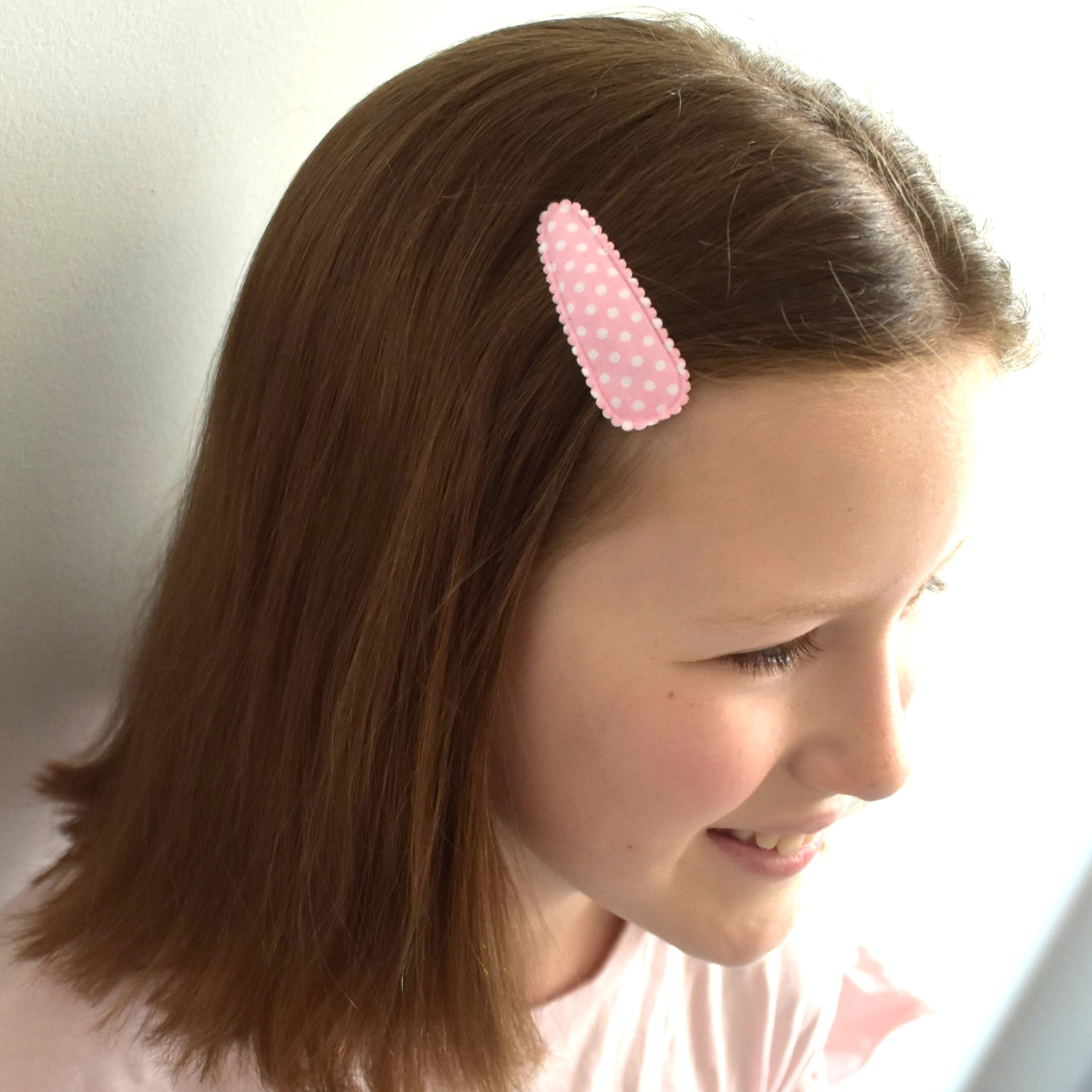 Snap Clips - pink - set of 4