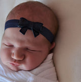 Newborn Baby Sequin Bow Headband